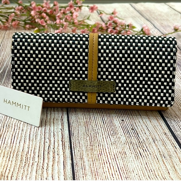 Hammitt Benjamin Wallet Slim California Sunday/Brushed Gold - Picture 7 of 8